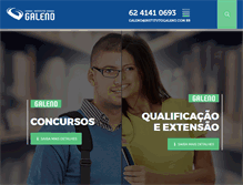 Tablet Screenshot of institutogaleno.com.br